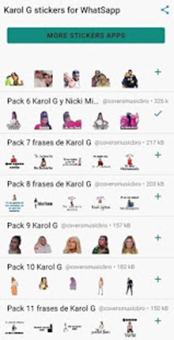 Imagen 1 para Stickers de Karol G para …