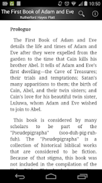 Image 1 for The First Book of Adam an…
