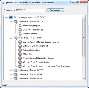 Image 0 for Services In Svchost