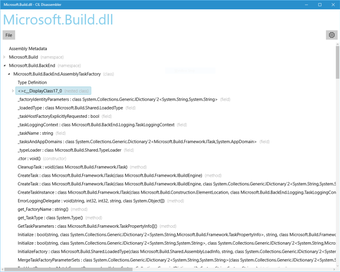 Image 1 for CIL Disassembler for Wind…