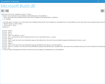 Image 0 for CIL Disassembler for Wind…