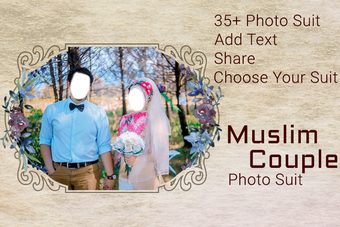 Image 0 for Muslim Couple Photo Suit