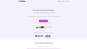 Imagen 0 para Storypitch.ai