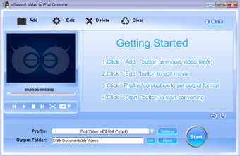 Image 0 for uSeesoft Video To iPod Co…