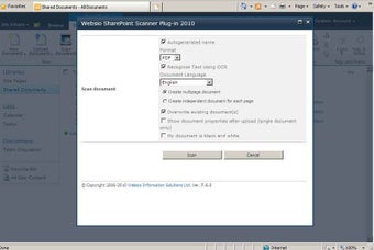Imagen 0 para Websio SharePoint Scanner…
