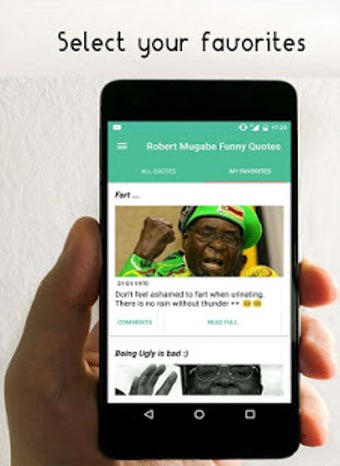 Imagen 1 para Robert Mugabe Funny Quote…