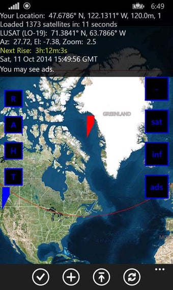 Image 1 for Satellite Tracking for Wi…