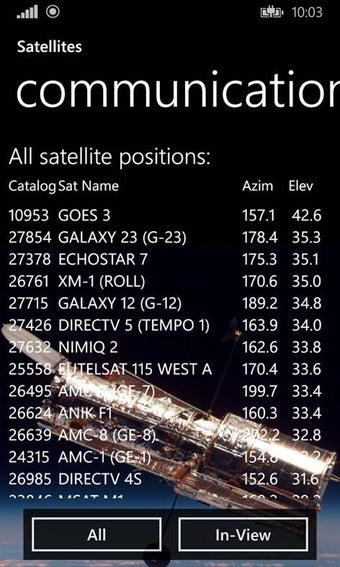 Image 0 for Satellite Tracking for Wi…