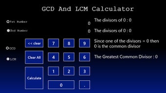 Imagen 1 para GCD and LCM Calculator fo…