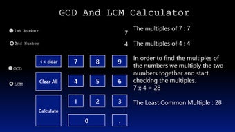 Imagen 0 para GCD and LCM Calculator fo…