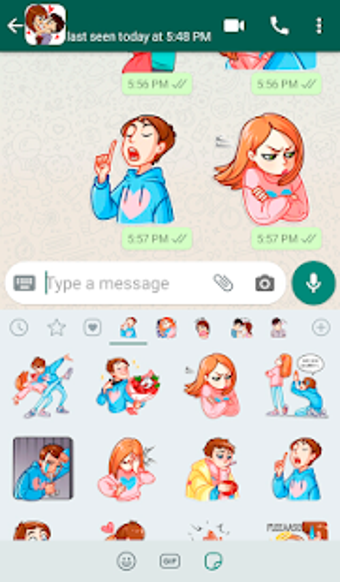 Imagen 0 para Love Story Stickers for W…