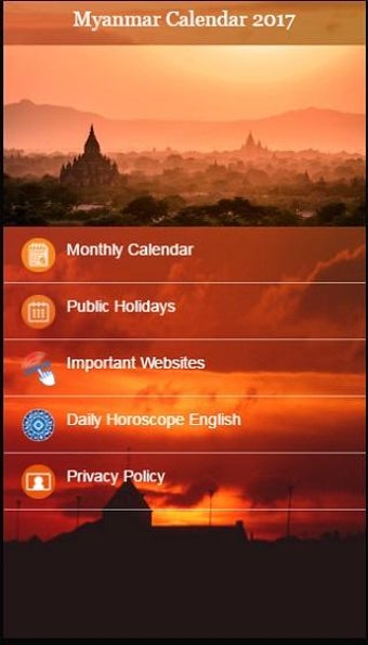 Image 2 for Myanmar Calendar 2017