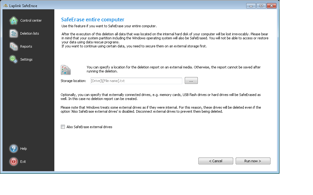 Image 0 for Laplink SafeErase