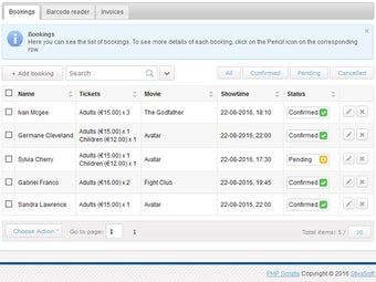 Image 0 for Cinema Booking System by …
