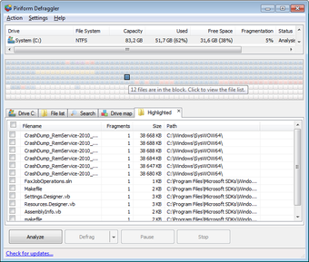 Image 1 for Defraggler