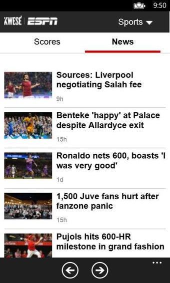 Image 2 for Kwese Sport for Windows 1…