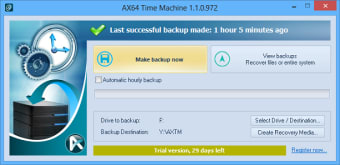 Image 0 for AX64 Time Machine