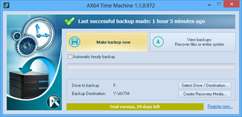 Image 0 for AX64 Time Machine