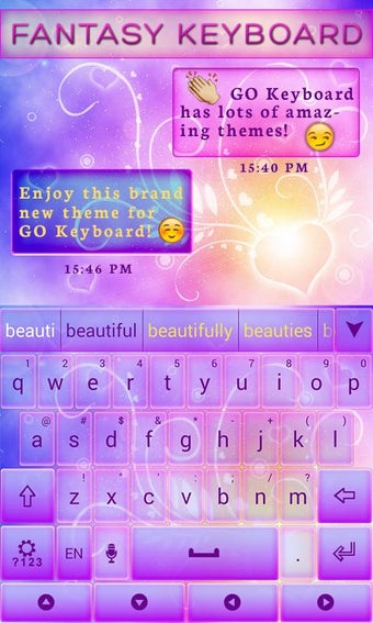 Image 3 for Fantasy GO Keyboard Theme