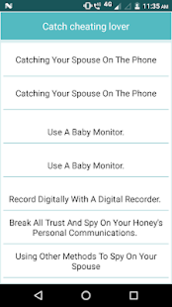 Image 2 for Catch cheating lover