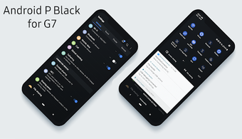 Imagen 2 para Theme Android P Black for…
