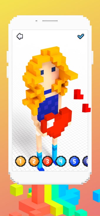 Imagen 1 para Voxel - 3D Color by Numbe…