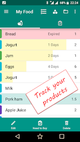 Imagen 1 para Food Checklist - Grocerie…