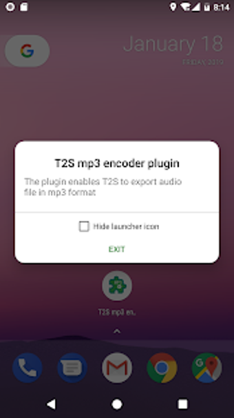 Image 1 for T2S plugin: mp3 encoder