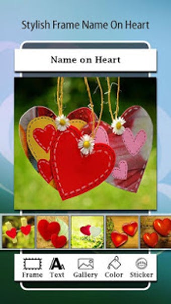 Imagen 2 para Name on Heart Photo Edito…