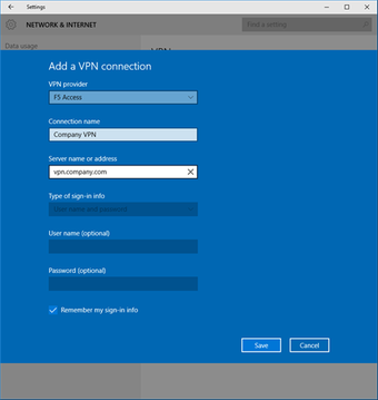 Image 0 for F5 Access for Windows 10