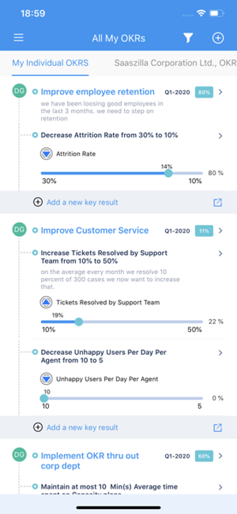 Image 1 for Profit OKR Software