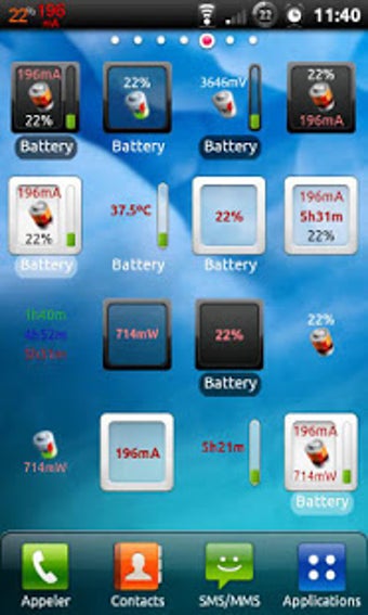 Imagen 1 para 3C Battery Monitor Widget