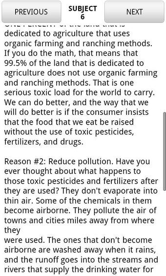 Imagen 1 para audio book - organic food