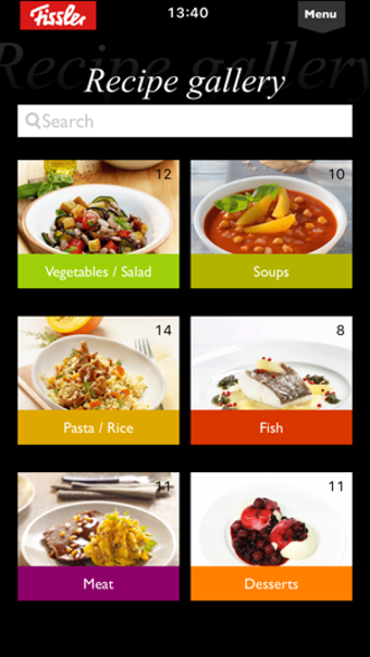 Image 1 for Fissler Cooking App