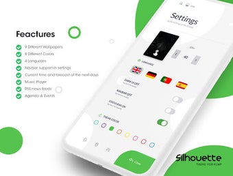 Imagen 2 para Silhouette for KLWP