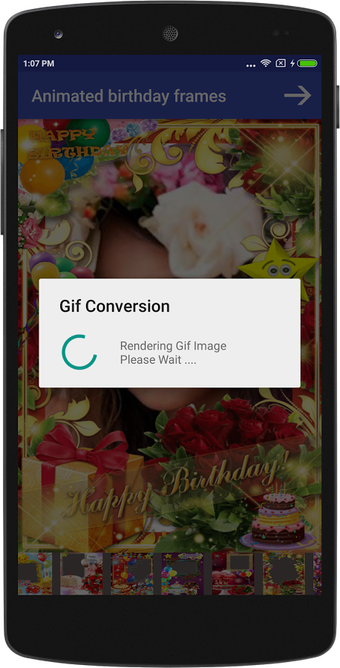 Imagen 0 para Animated Birthday Frames …