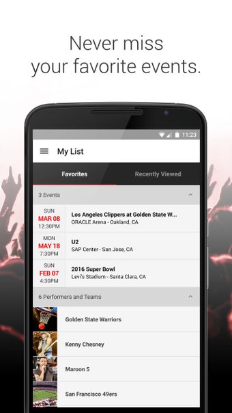 Imagen 4 para Vivid Seats - Event Ticke…