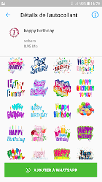 Imagen 0 para happy birthday stickers f…