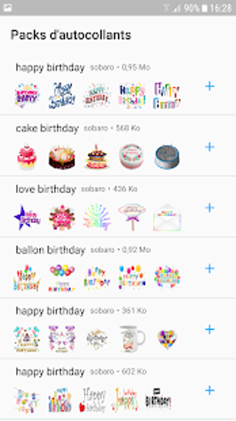 Imagen 1 para happy birthday stickers f…