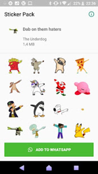 Image 0 for WAStickerApps Dabbing Sti…