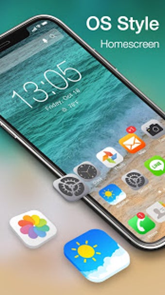 Image 3 for iLauncher OS13-Phone X st…