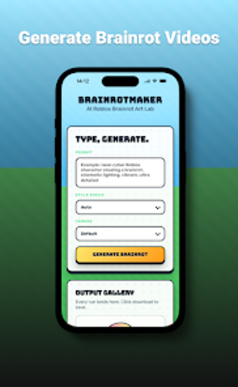 Image 0 for BrainrotMaker  AI For Rob…