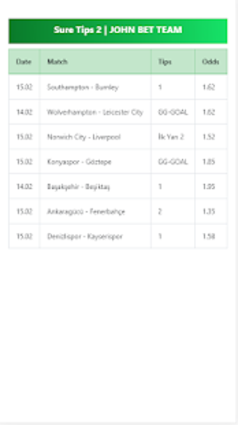 Image 2 for Betting Analyzer (NO ADS)