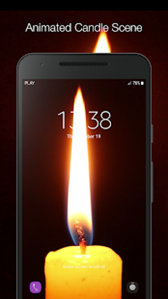 Imagen 2 para Candle Live Wallpaper