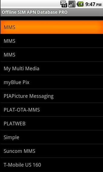 Image 3 for Offline SIM APN Database …