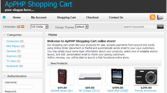 Image 0 for ApPHP ShoppingCart