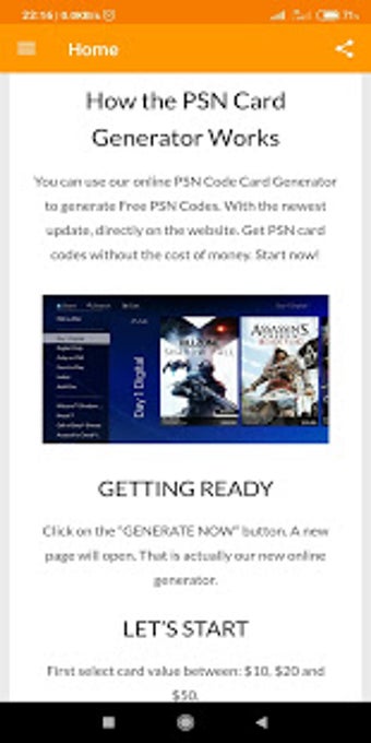 Image 0 for Generate my psn code
