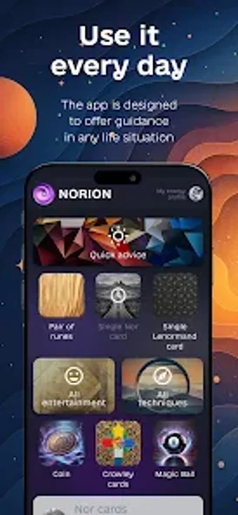 Image 0 for NORION  Runes Tarot  othe…