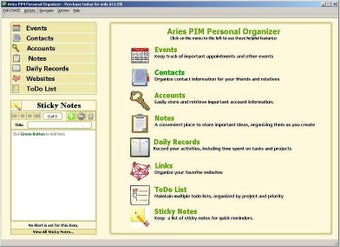 Image 0 for Aries PIM Personal Organi…