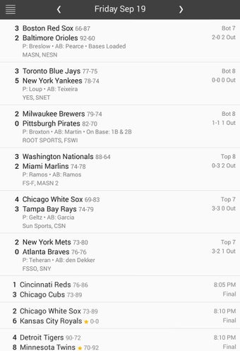 Image 2 for Baseball Scores MLB Sched…